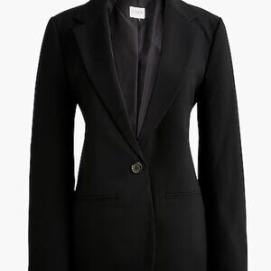 J. Crew Black Women's One-Button Blazer 18